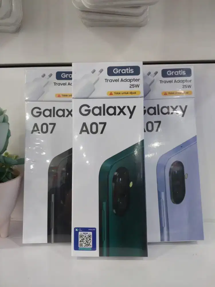 Samsung A07 4/64 new garansi free adapter