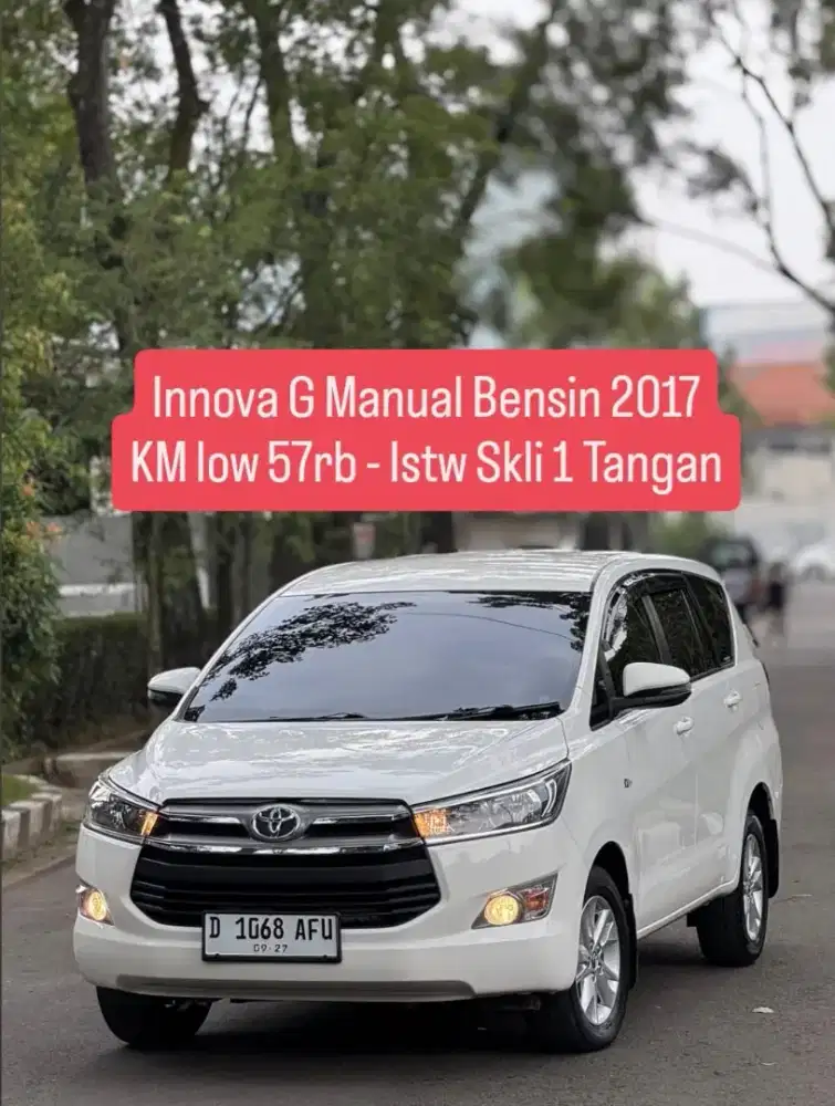 Innova Reborn G Manual Bensin 2017
- KM low 57rb,