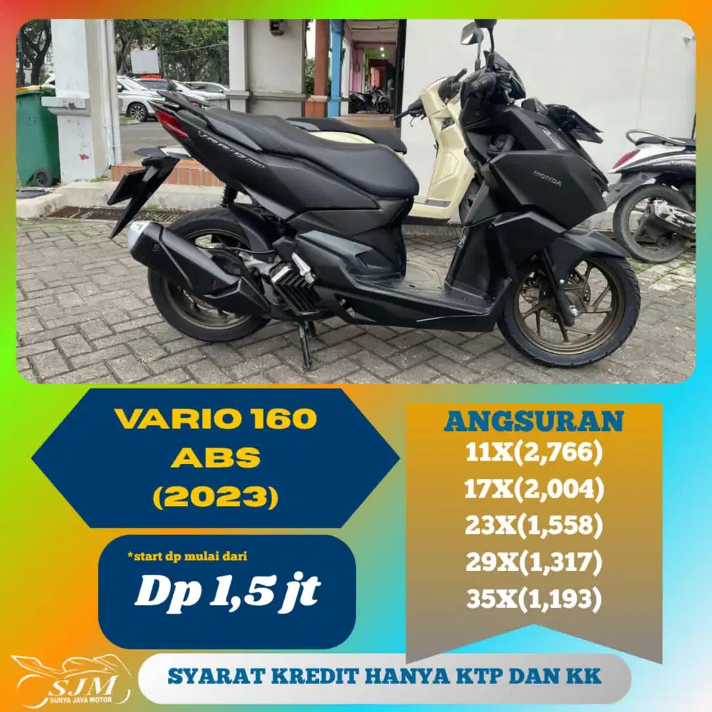 Vario 160 ABS 2023 Pajak Panjang