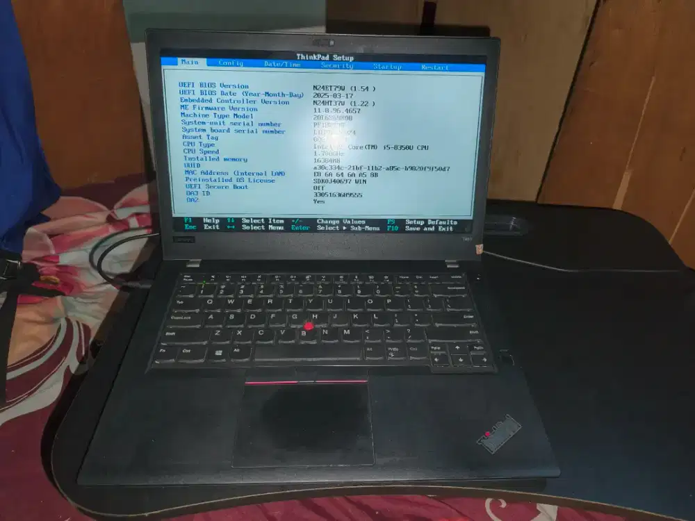 Lenovo Thinkpad T480 i5 gen 8