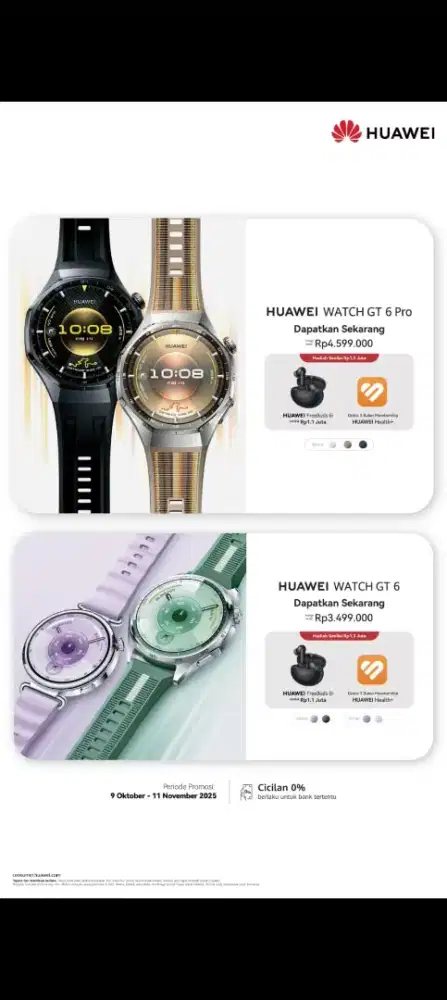 Smartwatch huawei GT 6 series