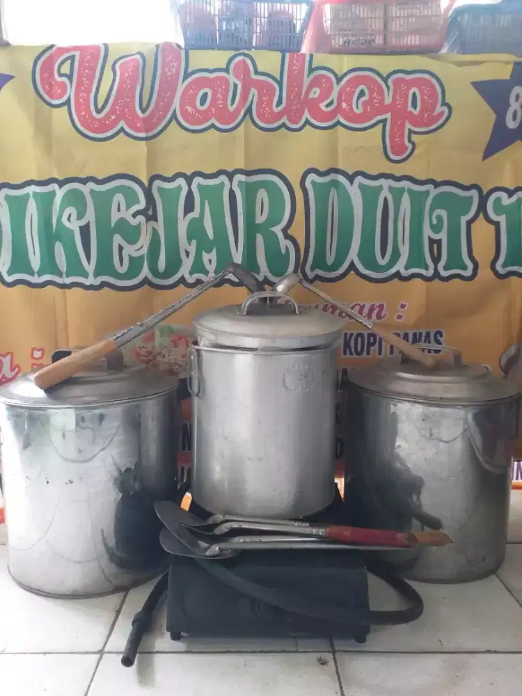Dijual perlengkapan warung kopi