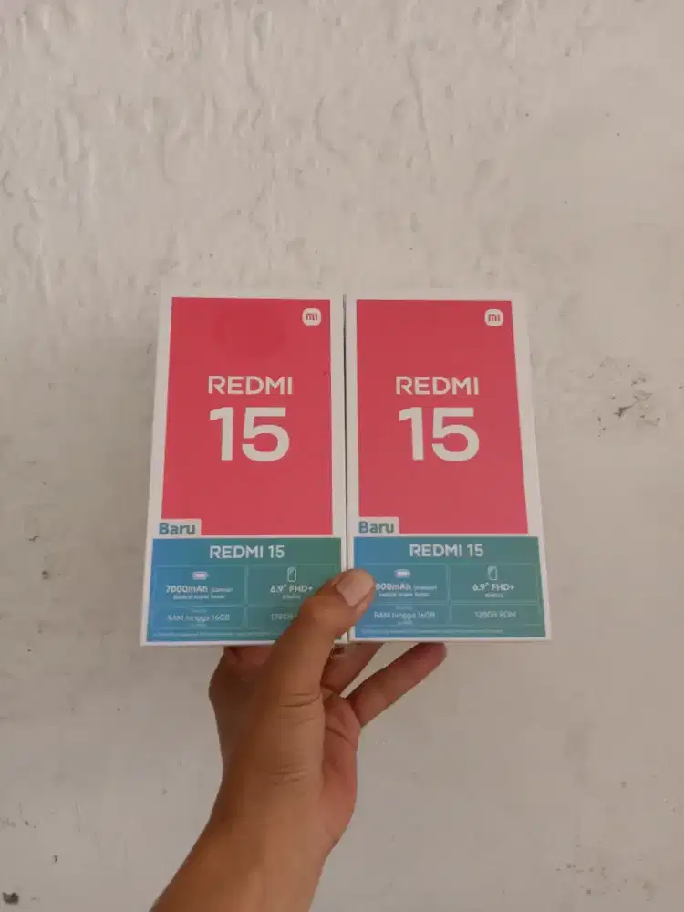 [ Fast respon WA ] Xiaomi Redmi 15 NFC 8+8/256 Garansi resmi 15bln