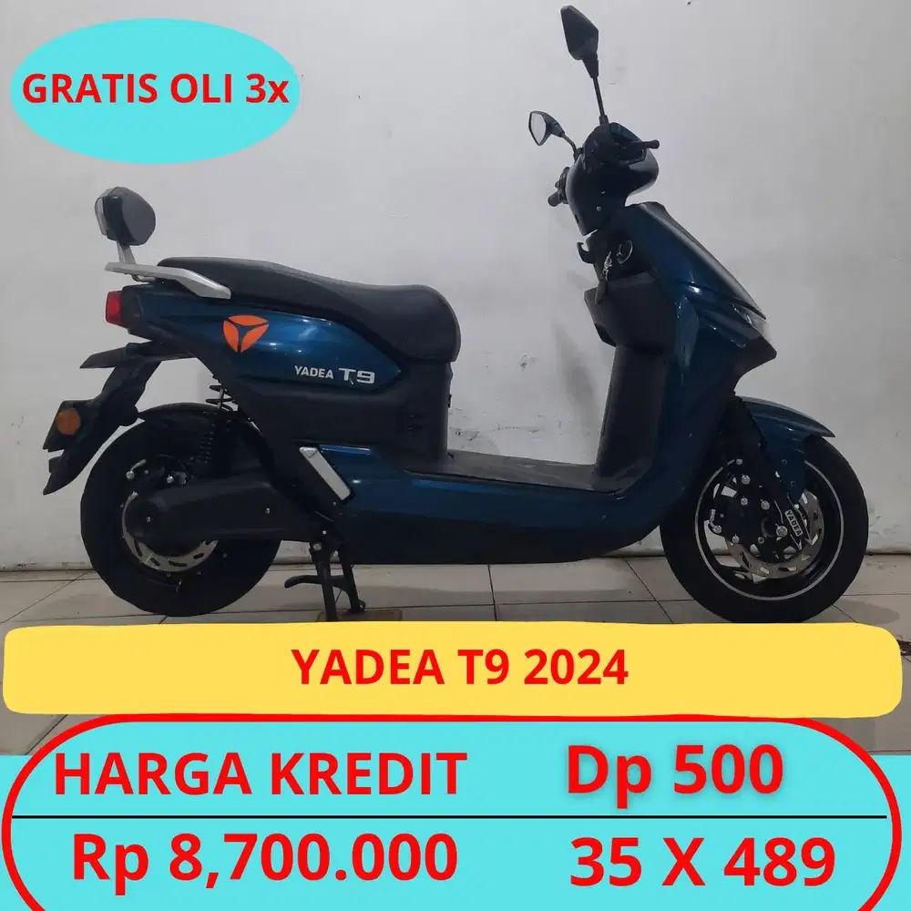 Yadea T9 2024 Dp Murah Hanya 500 Ribu
