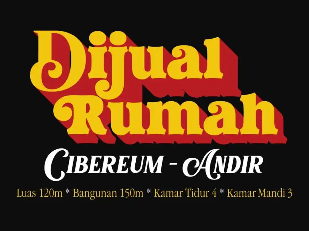 JUAL RUMAH MURAH DI, PALEDANG, CIBEUREUM, MALEBER, ANDIR, PAJAJARAN,
