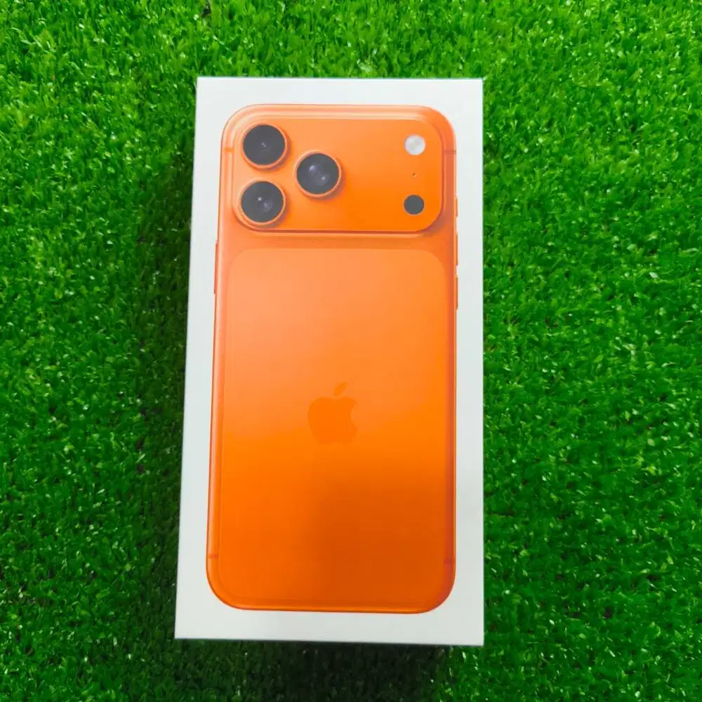 iPhone 17 Pro max 256GB Cosmic Orange Kondisi baru segel Garansi blm j