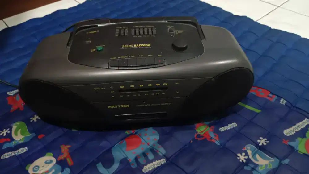 RADI TAPE COMPO BASS POLYTRON NOMINUS TERAWAT  JADUL OKE BANGET