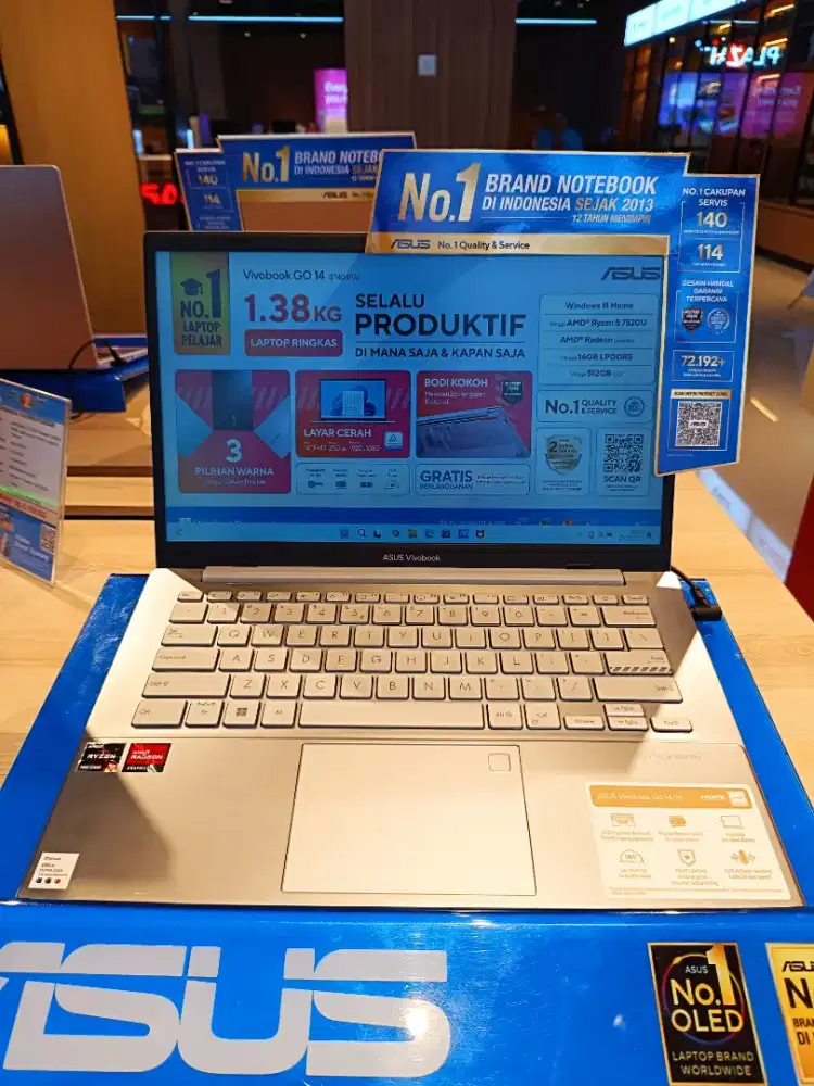 Notebook Asus Vivobook Go 14  Ryzen 3
Cicilan mulai 500 ribuan  aja