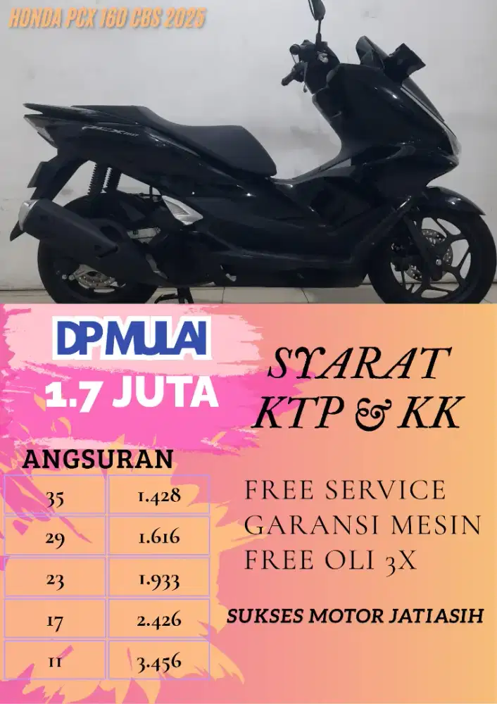 PROMO HONDA PCX 160 CBS 2025 DAPATKAN SEGERA