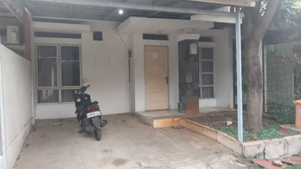 Disewakan rumah cluster lokasi strategis minimal sewa 12 bulan