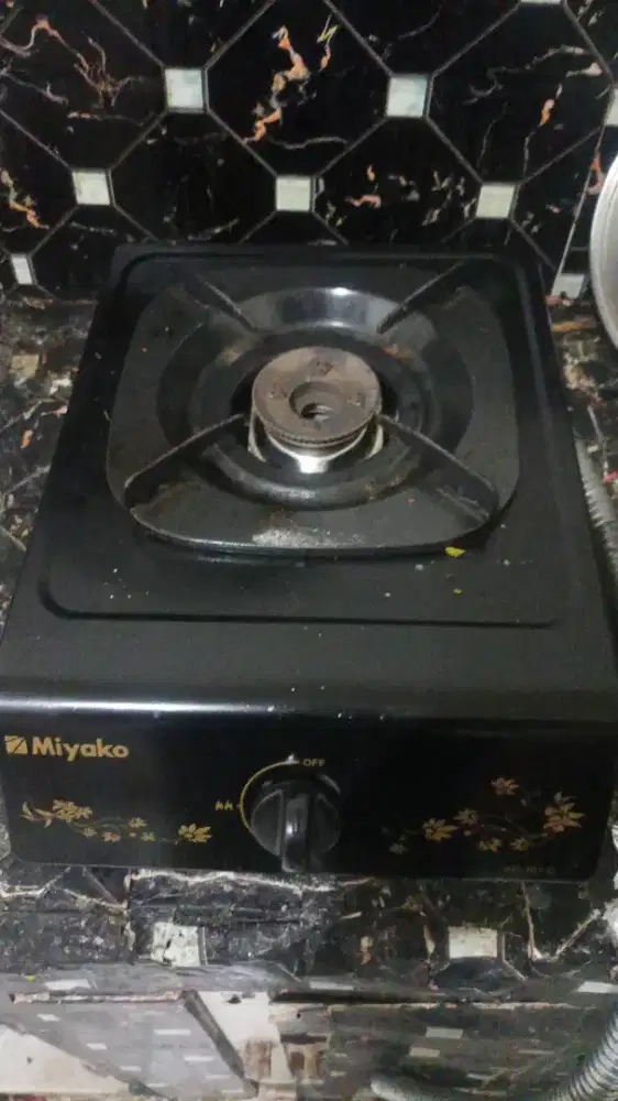Jual kompor gas satu tungku merek Miyako