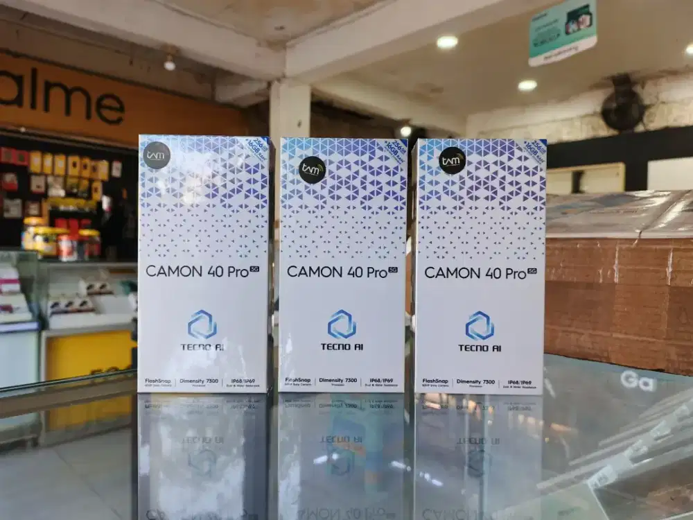 [ Fast respon WA ] Tecno Camon 40 Pro 5G 8+8/256 Garansi resmi 13bln