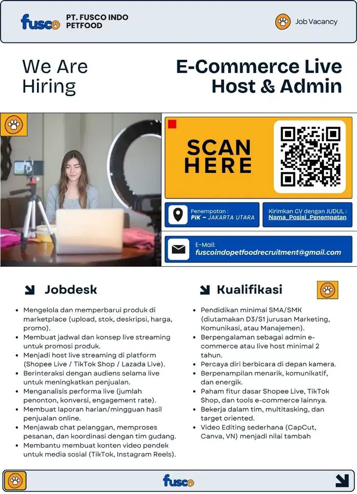 E-Commerce Live Host & Admin