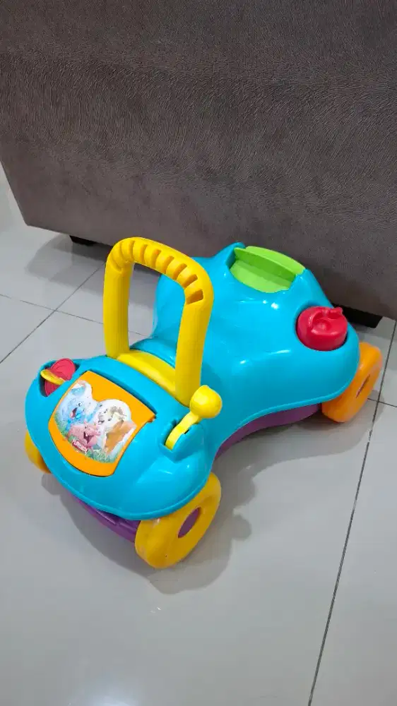 PRELOVED dorongan bayi 2 in 1 baby push walker playskool mobil mobilan