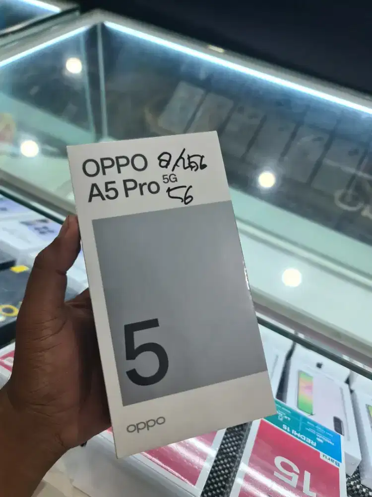 New oppo A5 pro 5g ram8/256 garansi resmi 1 tahun