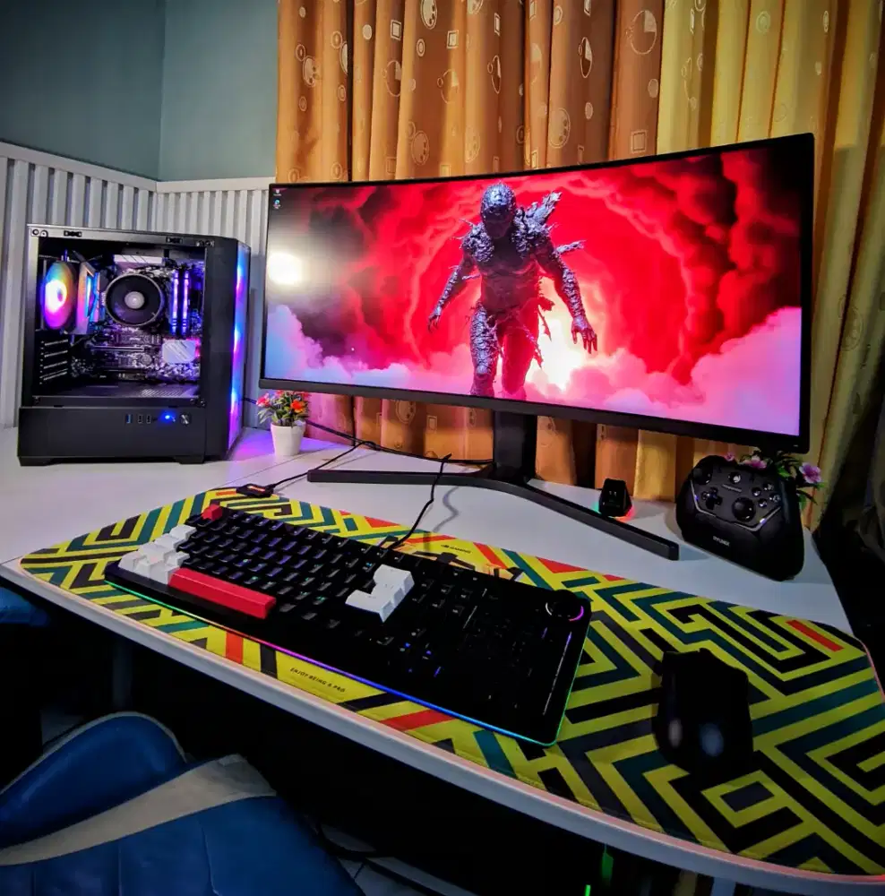 pc gaming murah ryzen 5600g / ram 16gb 3600mhz / ssd / hdd