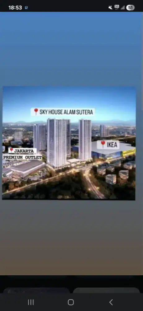 Over Kredit Apartemen Sky House Alam Sutera