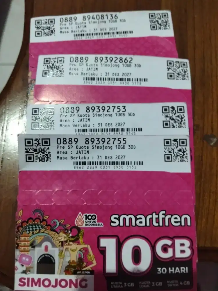 Kartu paketan smart 10gb
