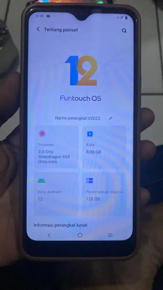 Vivo V 2022 RAM 8/128
