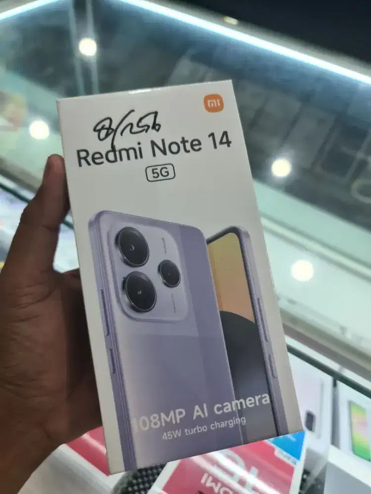 New redminote 14 5G ram8/256 garansi resmi 1 tahun