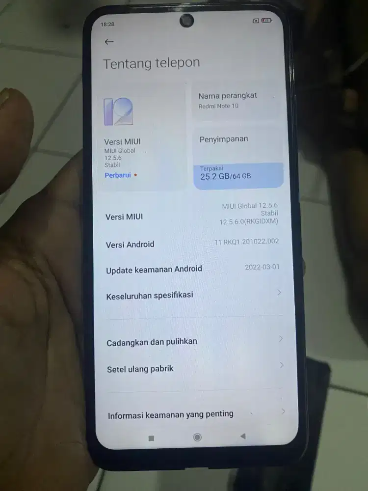 Xiaomi redmi note 10