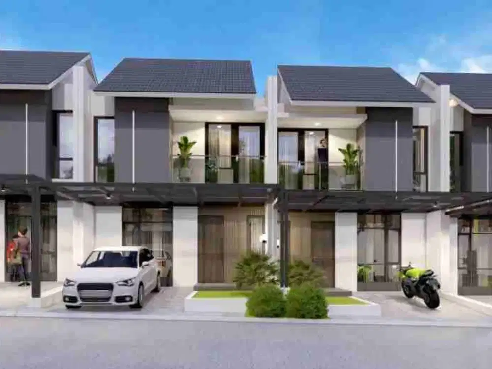 Rumah cluster Bogor Utara 3 kamar tidur KPR strategis kebun Raya Bogor stasiun Bogor dan mall botani square  kota Bogor