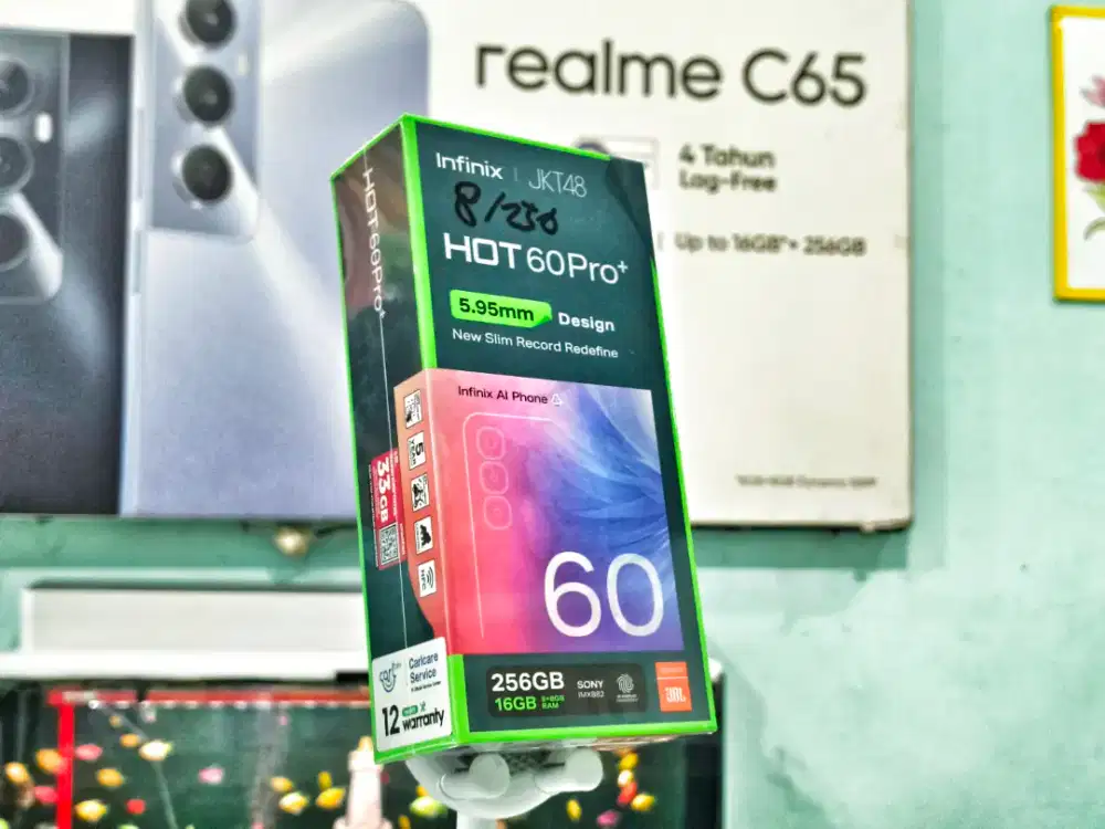 INFINIX HOT 60 PRO+ PLUS 8/256 NEW SEGEL PROMO TERMURAH