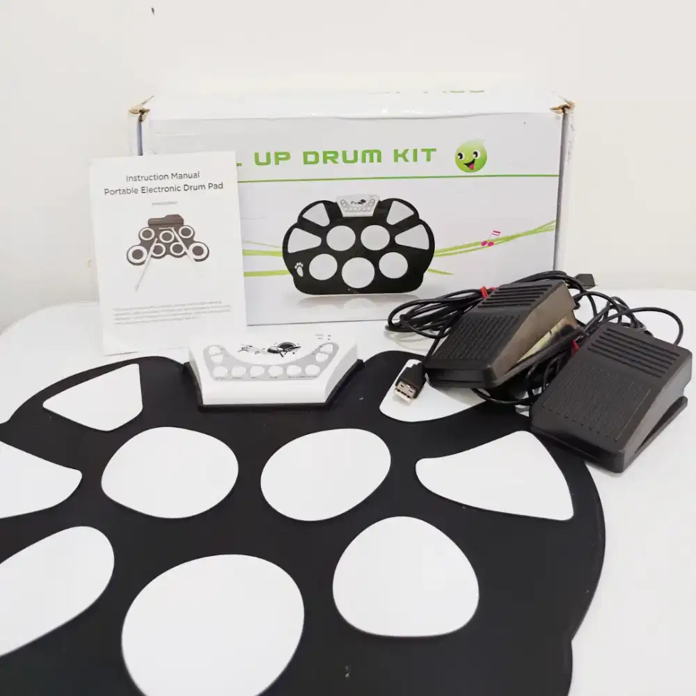 Mainan anak drum portable