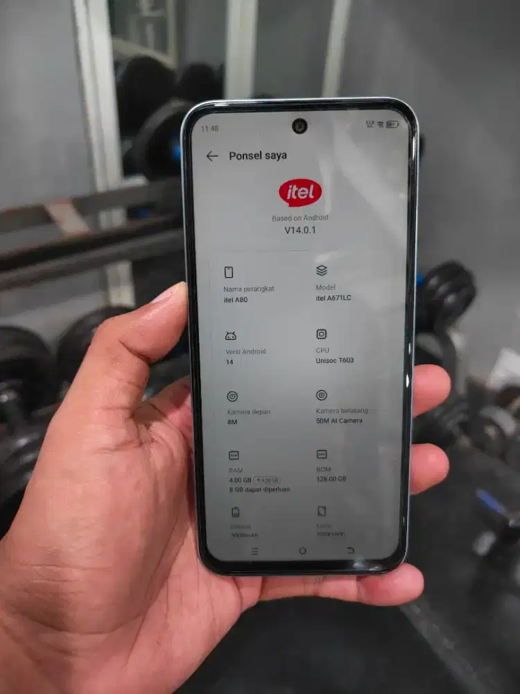 Itel a80 4/128 NO MINUS