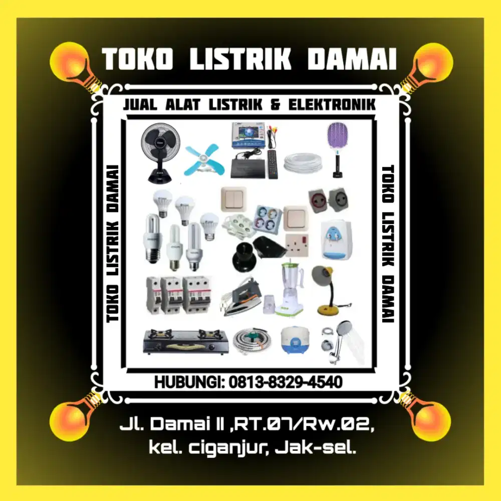 Lowongan jaga Toko Listrik Damai