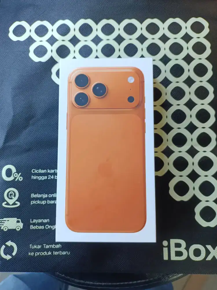 Iphone 17 promax 256gb cosmic orange ibox pa/a bnib baru new