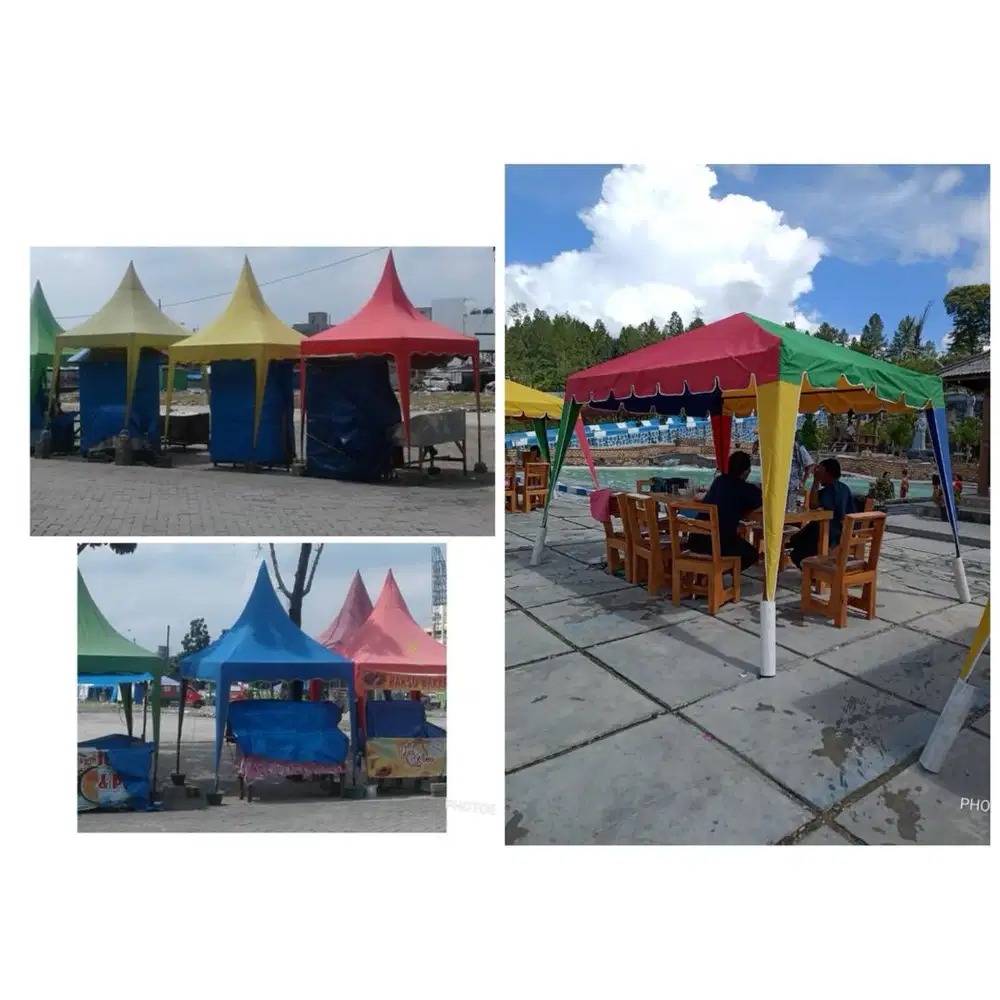 Tenda kafe dan tenda payung (bs antr skitr medan)