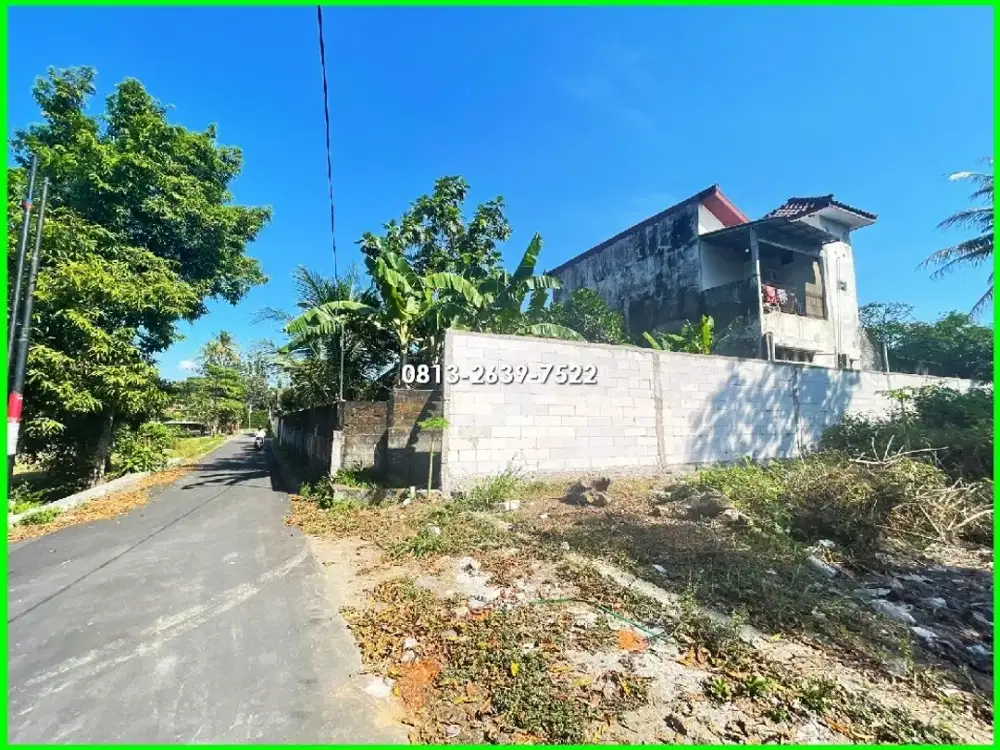 Kesempatan Emas, Jual Tanah di Sleman Jl Gadingan