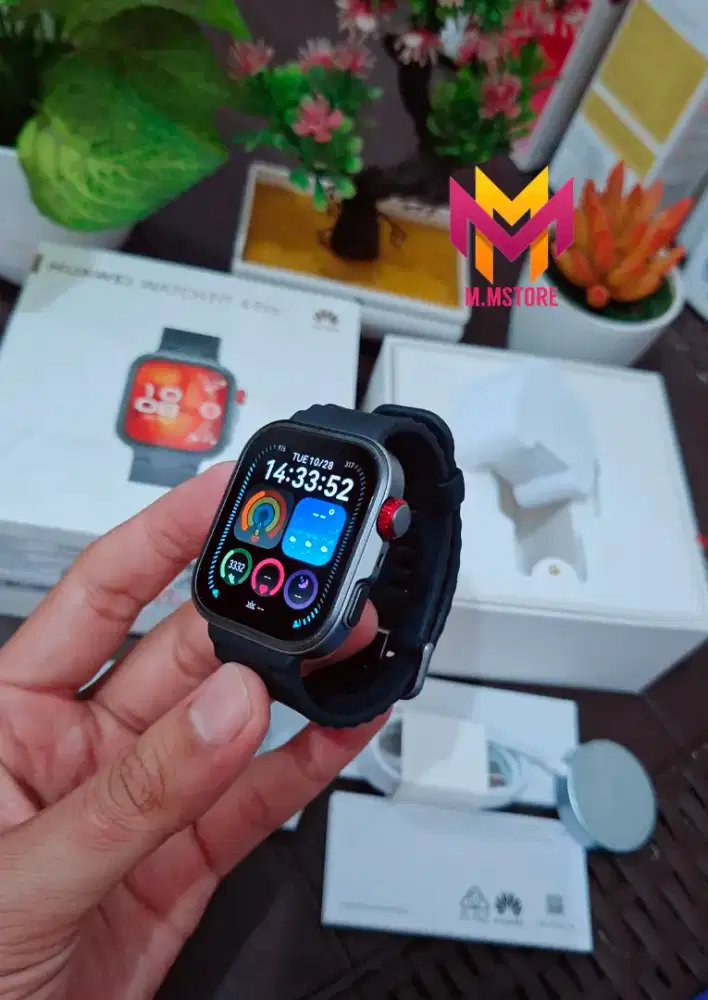 Huawei Watch Fit 4 Pro Black Mulus fullset garansi On original huawei