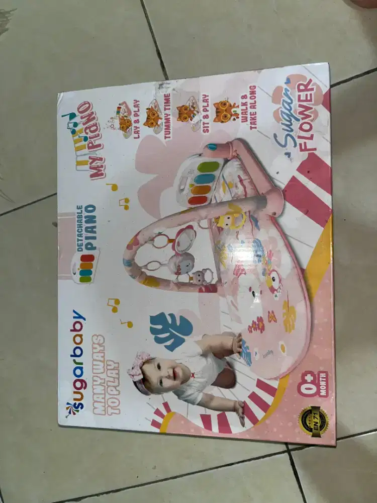mainan bayi dengan musik dan lampu/playgym baby/playmate