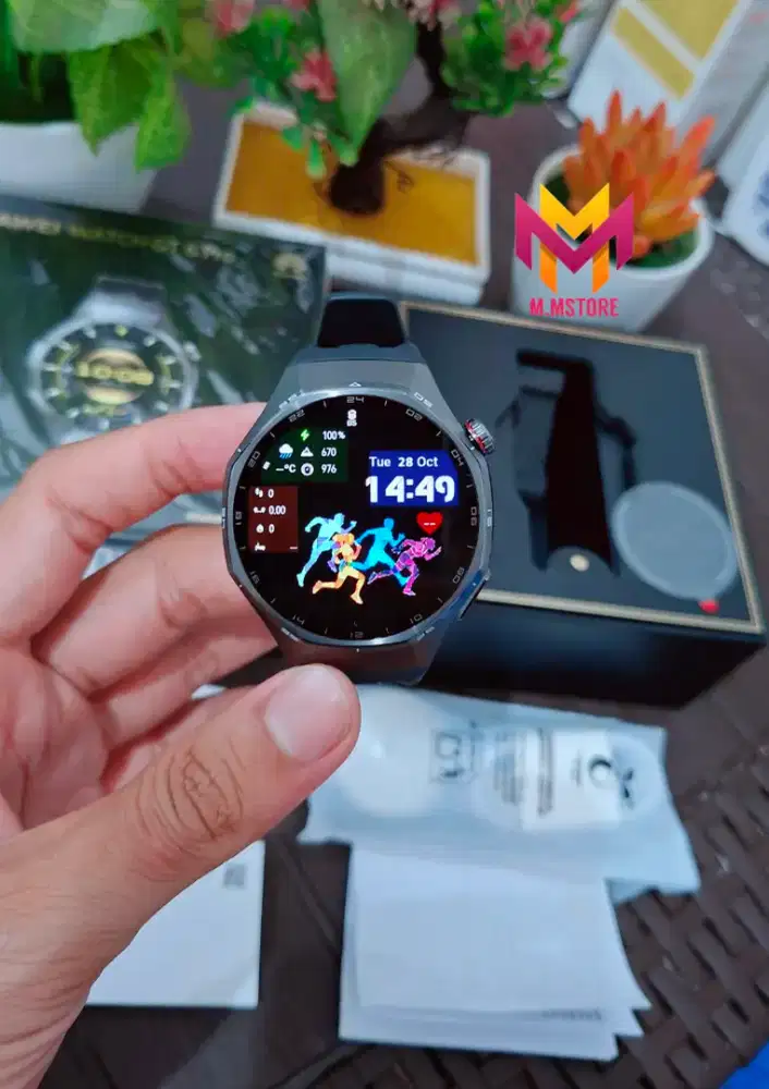 Huawei Watch GT 6 PRO 46mm Black baru buka segel smartwatch