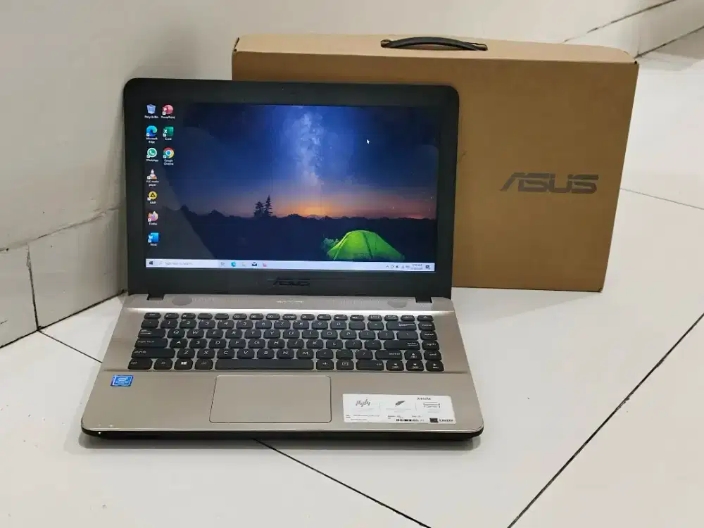 Asus vivobook x441m Intel celeron n4020 ram 4 gb hdd 1000 gb fullset
