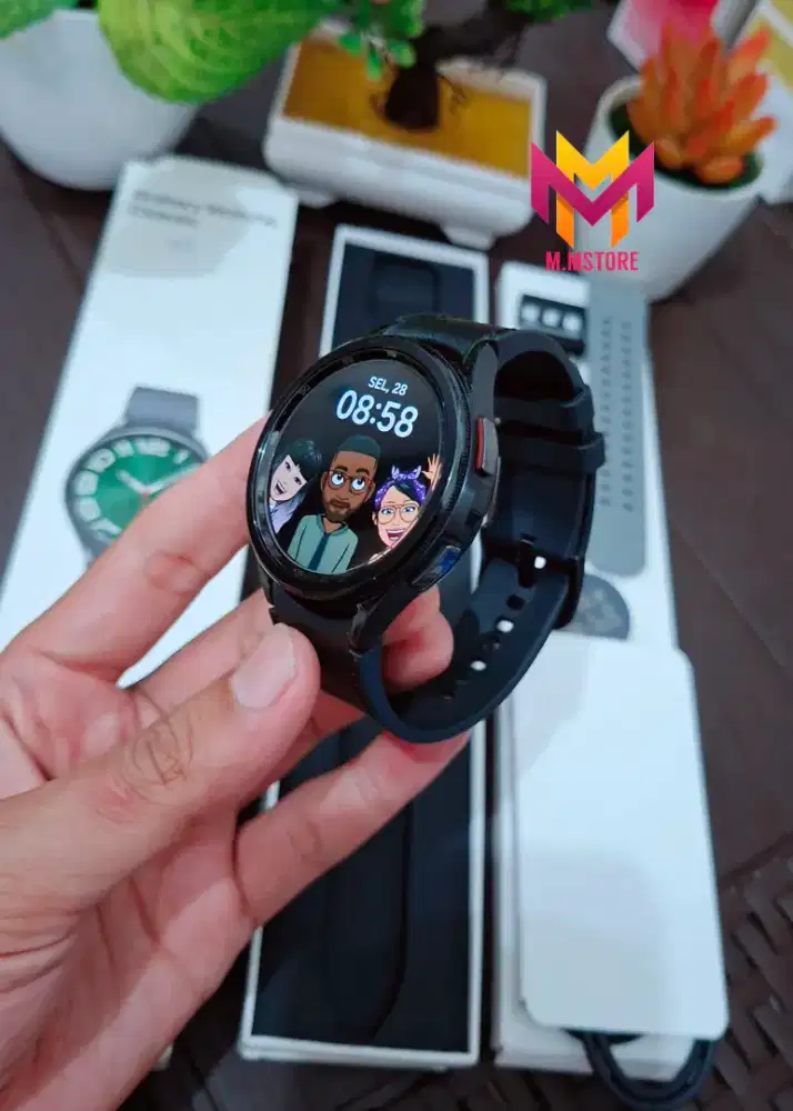 Samsung Galaxy Watch 6 Classic 47mm Black Rotasi Bezel Smartwatch