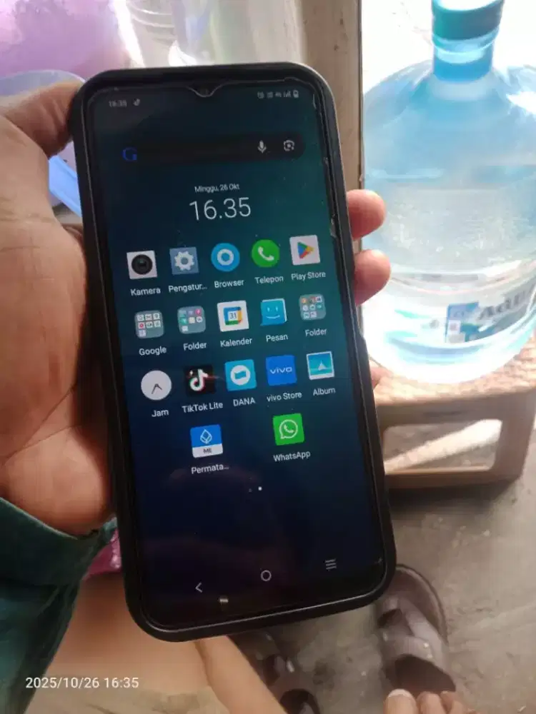 Vivo y16 ram 3/32 hape casan, hp no minus siap pakai