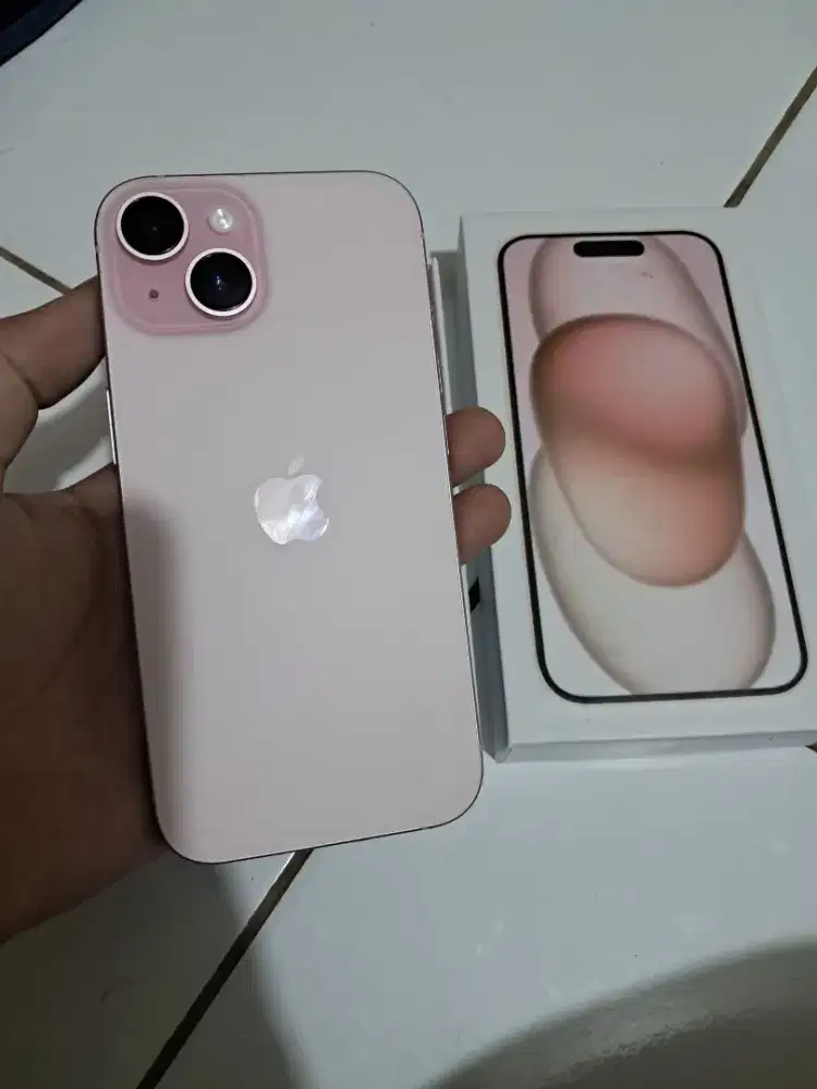 iPhone 15 128gb fullset mulus no minus