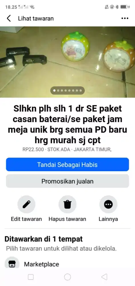 Slhkn plh slh 1 paket dr alat cas mainan ank/ sblhnya brg baru murah