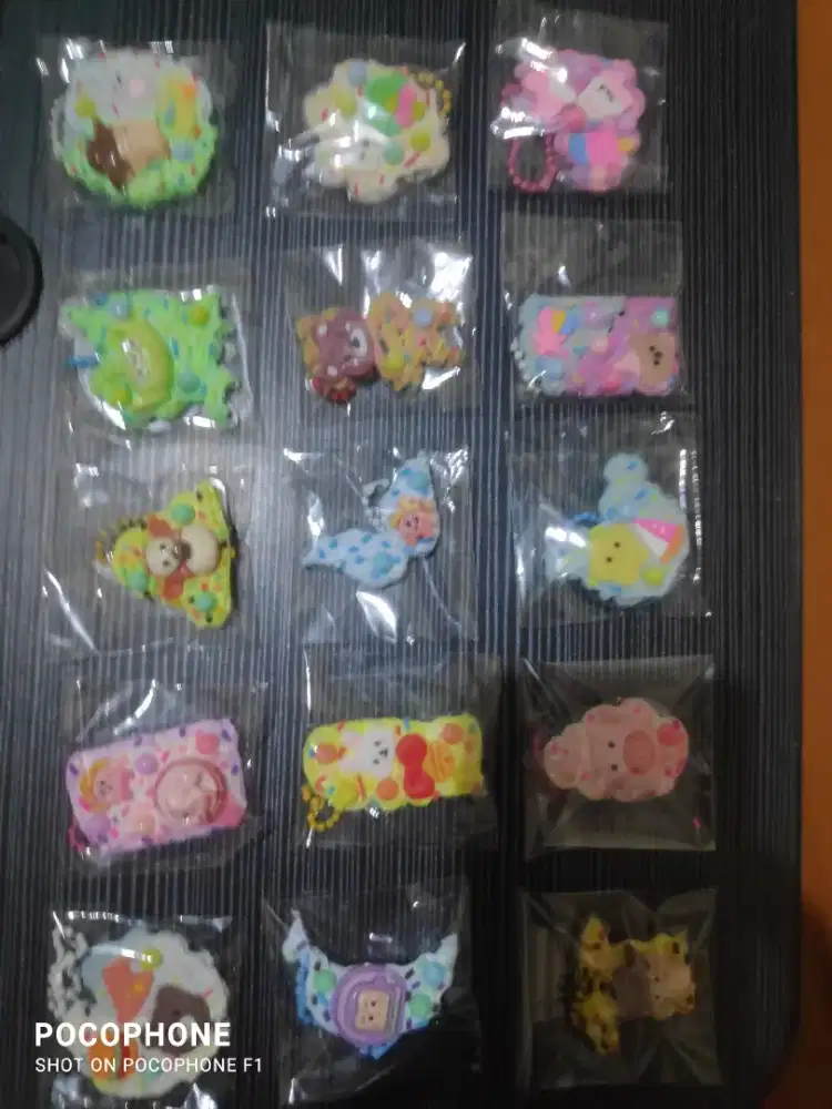 Hasil Karya Anak 12 tahun clay resin keychain