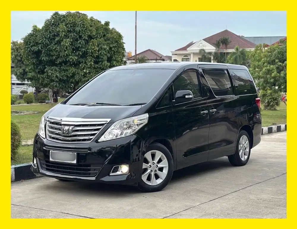 Toyota Alphard Tipe G ATPM 2.4 Warna Hitam Pajak Panjang