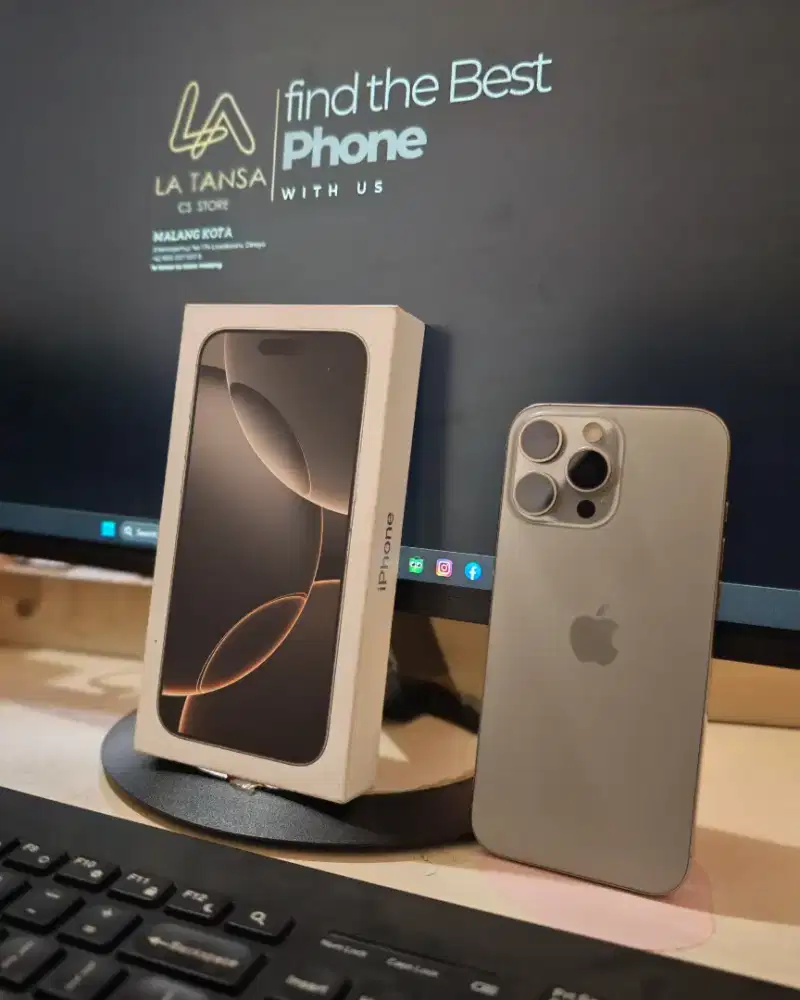 Iphone 16 Pro Max 256gb Resmi Baterai 100% Garansi Juni 2026 Like New