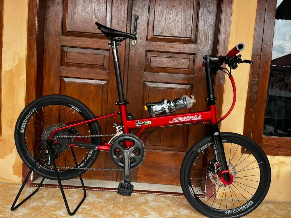 Sepeda lipat ANEMOS Disc dan full bonus