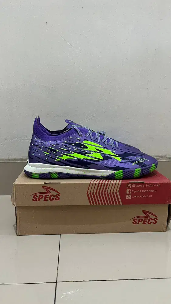 Sepatu Futsal SPECS ACC ALPHA XTD ELITE VIOLET IN (Topgrade)