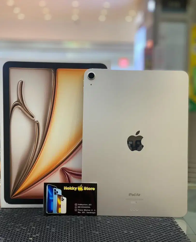 Ipad Air M2 11 inch /128gb Starlight wifi only garansi ibox Februari