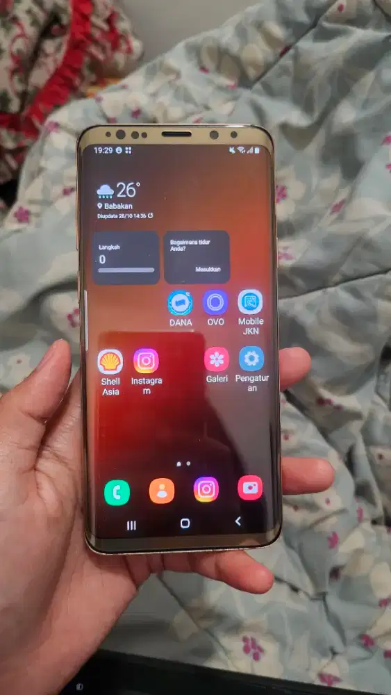 Samsung S9+ Gold Edition 128 GB mulus normal no cacat BU