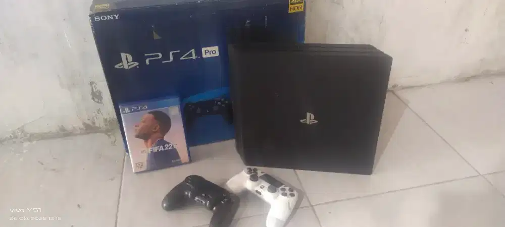 PS4 pro ORI 1tb free kaset game fifa22