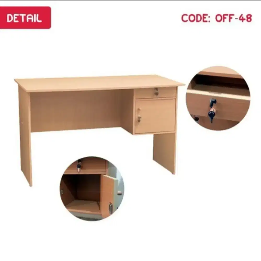 Meja belajar big panel furniture